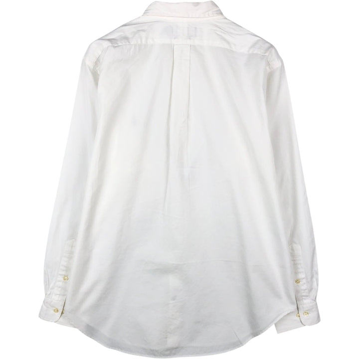 Ralph Lauren Classic Fit Long Sleeve Button Down Shirt Men's XL cotton white type Vintage Second Hand