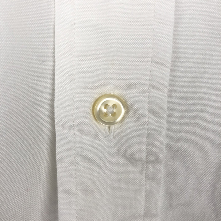 Ralph Lauren Classic Fit Long Sleeve Button Down Shirt Men's XL cotton white type Vintage Second Hand
