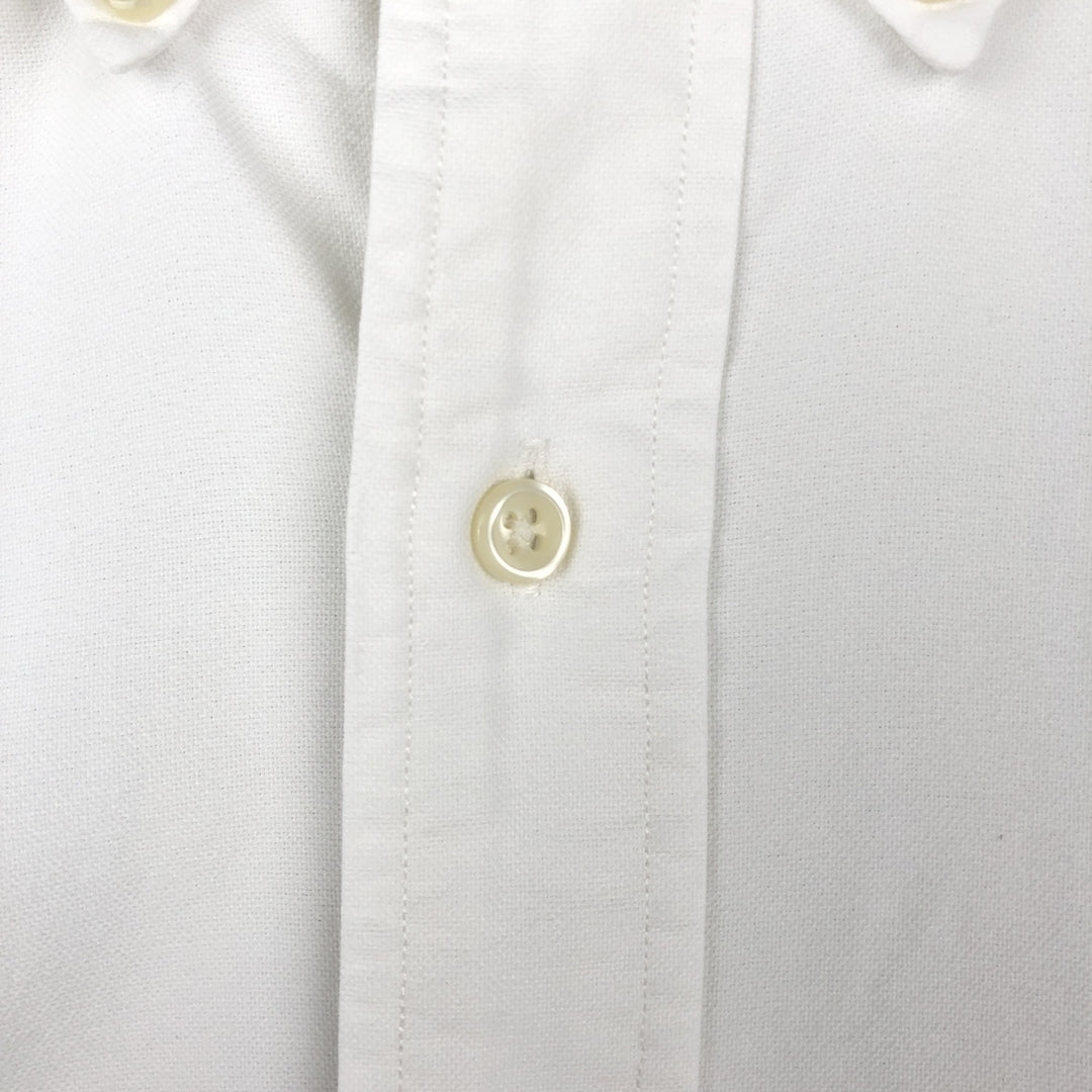 Ralph Lauren Classic Fit Long Sleeve Button Down Shirt, Men's Size L cotton white type Vintage Second Hand