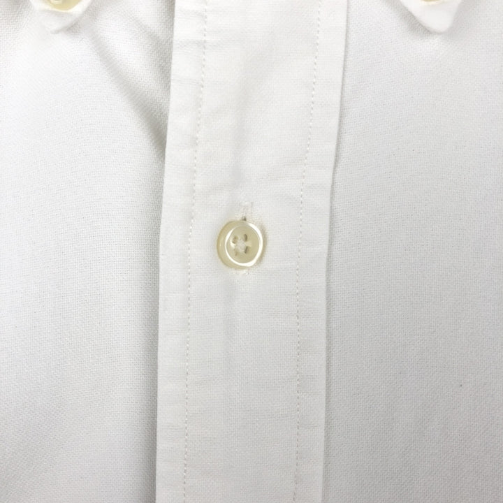 Ralph Lauren Classic Fit Long Sleeve Button Down Shirt, Men's Size L cotton white type Vintage Second Hand