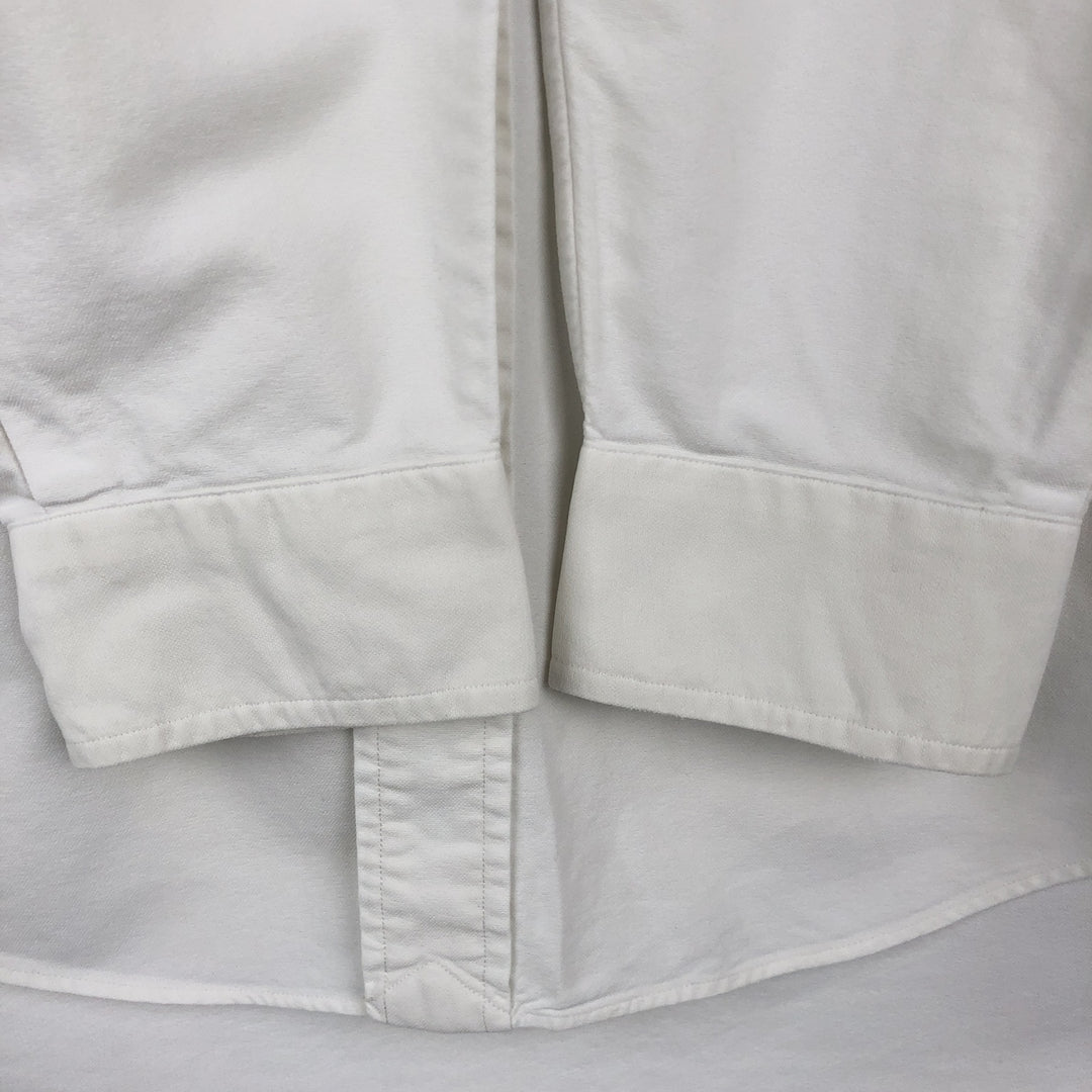 Ralph Lauren Classic Fit Long Sleeve Button Down Shirt, Men's Size L cotton white type Vintage Second Hand