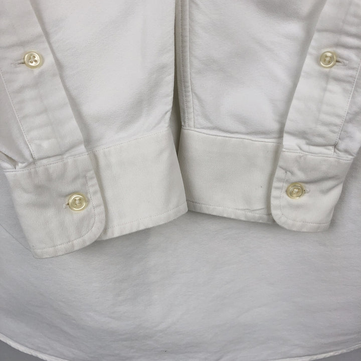 Ralph Lauren Classic Fit Long Sleeve Button Down Shirt, Men's Size L cotton white type Vintage Second Hand