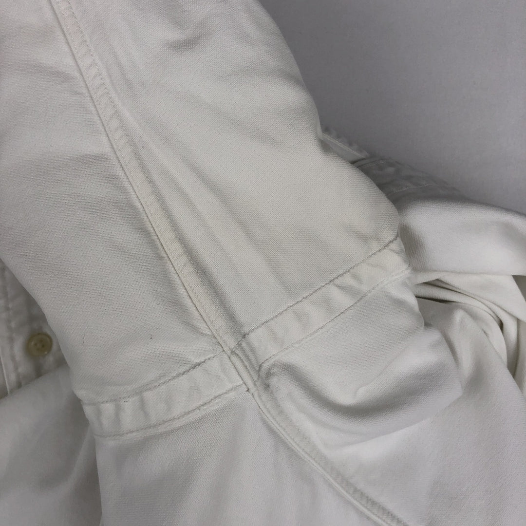 Ralph Lauren Classic Fit Long Sleeve Button Down Shirt, Men's Size L cotton white type Vintage Second Hand