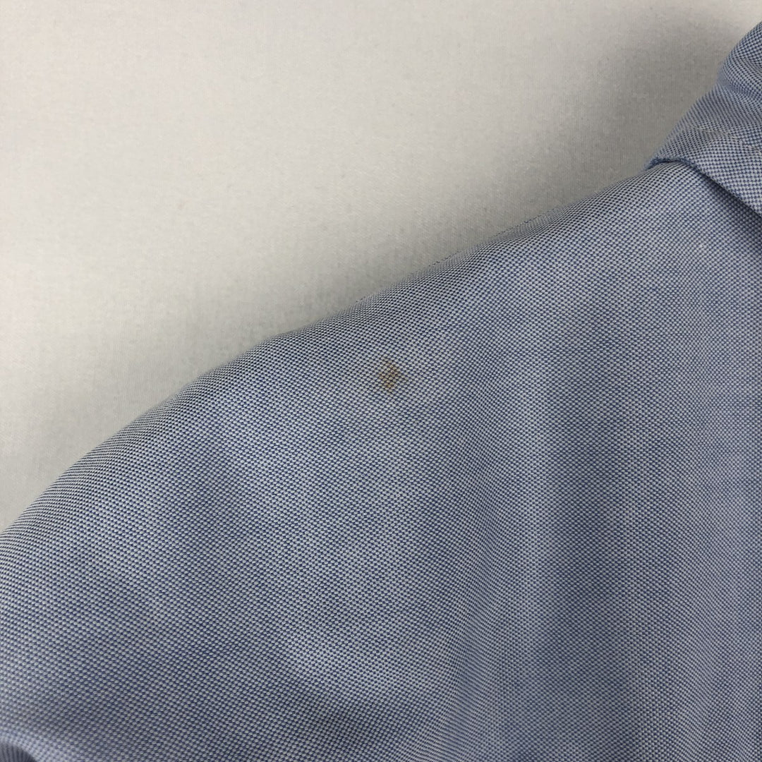 Ralph Lauren YARMOUTH long sleeve button down shirt, men's size L cotton Blue type light blue Vintage Second Hand