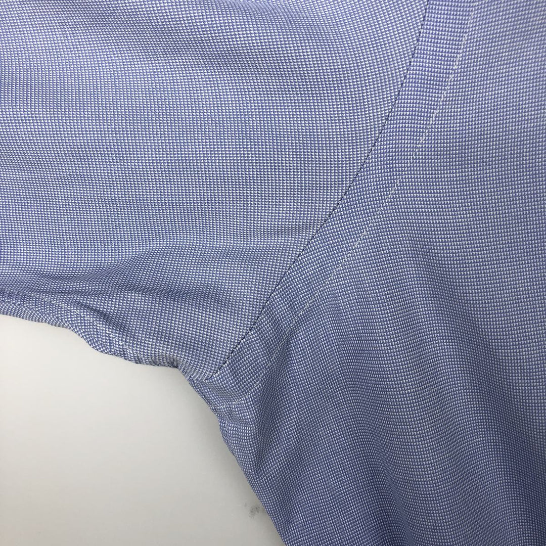 Ralph Lauren Classic Fit Long Sleeve Button Down Check Shirt Men's Size L cotton blue type Vintage Second Hand