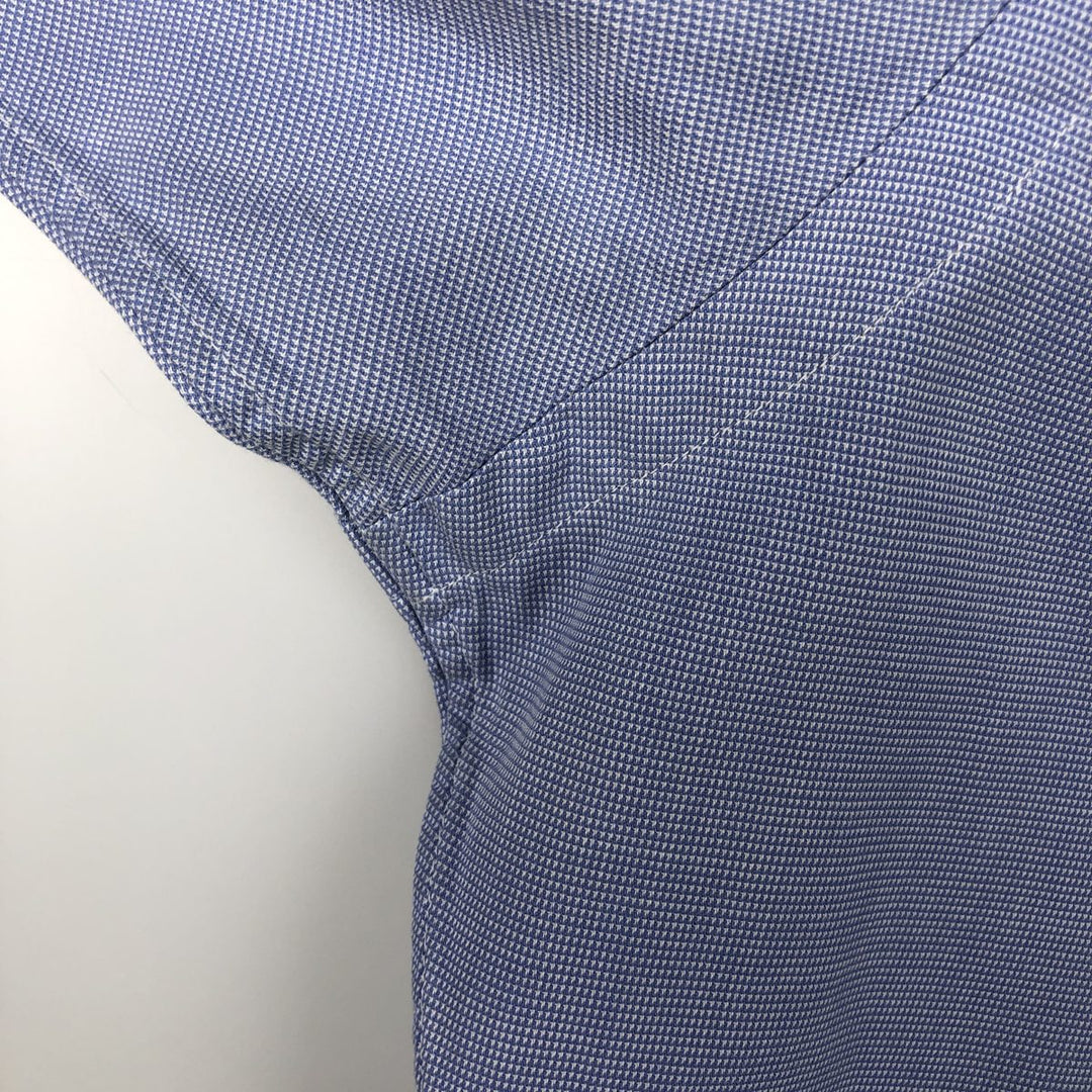 Ralph Lauren Classic Fit Long Sleeve Button Down Check Shirt Men's Size L cotton blue type Vintage Second Hand