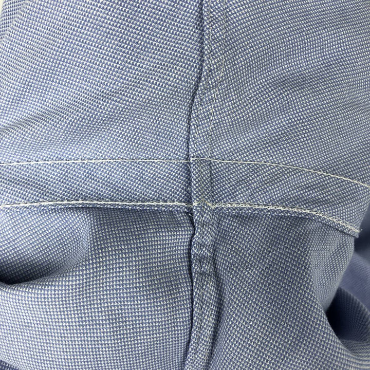 Ralph Lauren Classic Fit Long Sleeve Button Down Check Shirt Men's Size L cotton blue type Vintage Second Hand