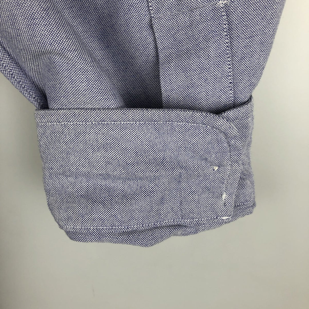Ralph Lauren BLAKE long sleeve button down shirt, men's XL size cotton blue type Vintage Second Hand