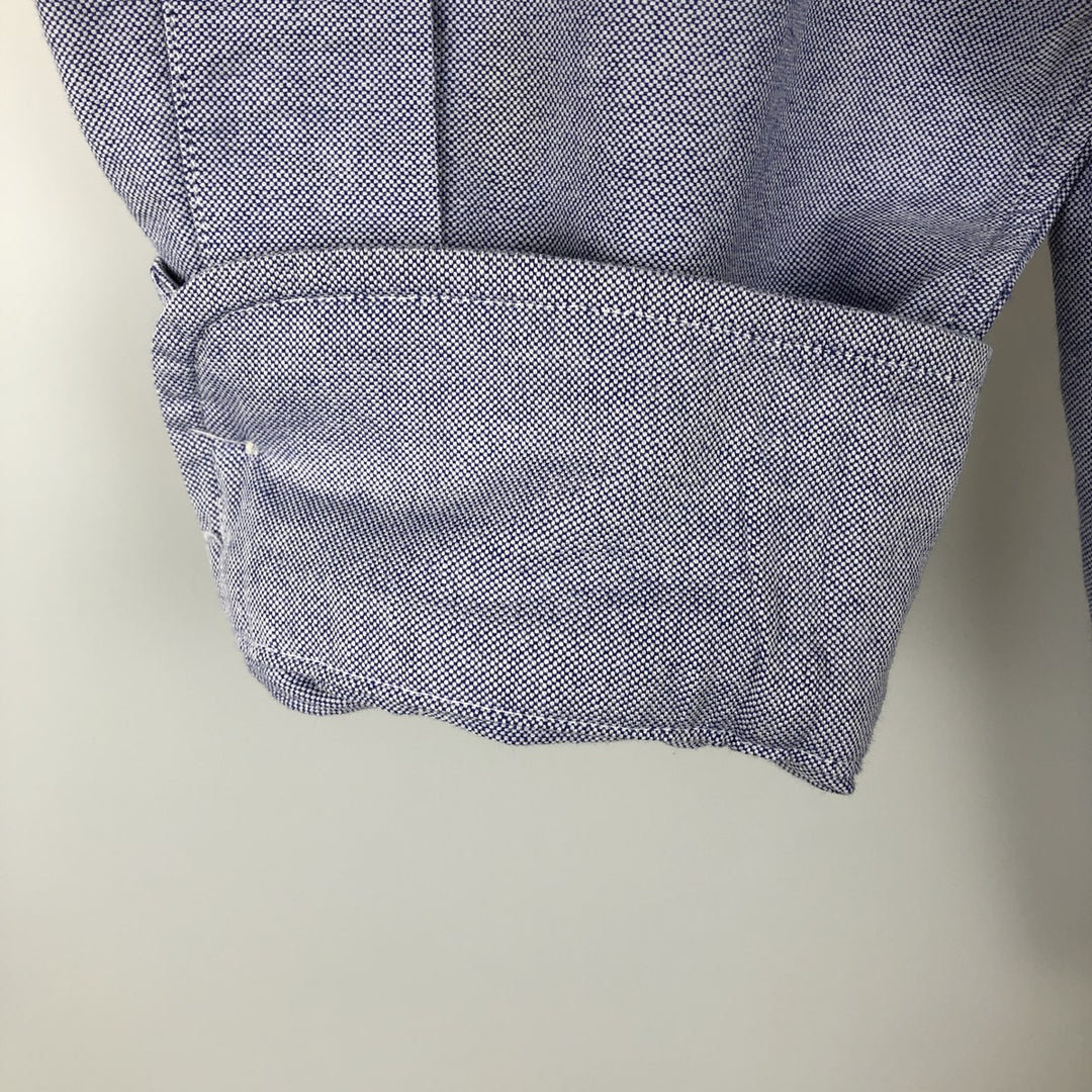 Ralph Lauren BLAKE long sleeve button down shirt, men's XL size cotton blue type Vintage Second Hand