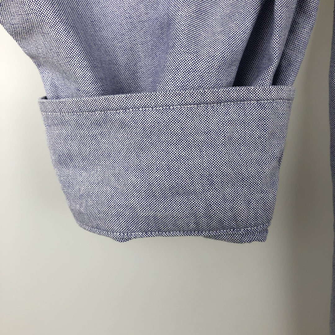 Ralph Lauren BLAKE long sleeve button down shirt, men's XL size cotton blue type Vintage Second Hand