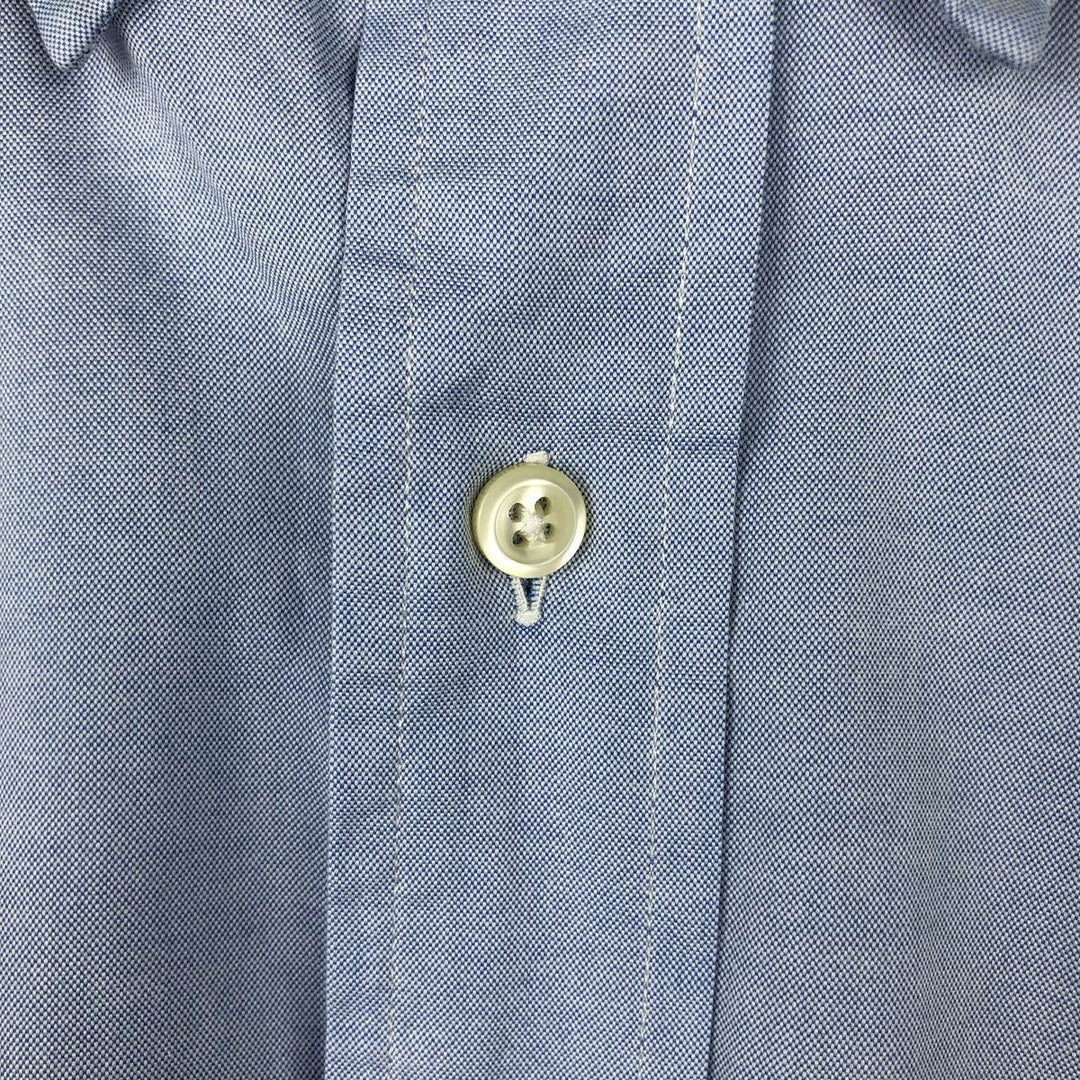 Ralph Lauren Classic Fit Long Sleeve Button Down Shirt, Men's Size L cotton blue type Vintage Second Hand