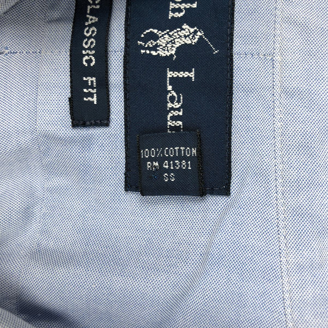 Ralph Lauren Classic Fit Long Sleeve Button Down Shirt Men's XL cotton blue type Vintage Second Hand