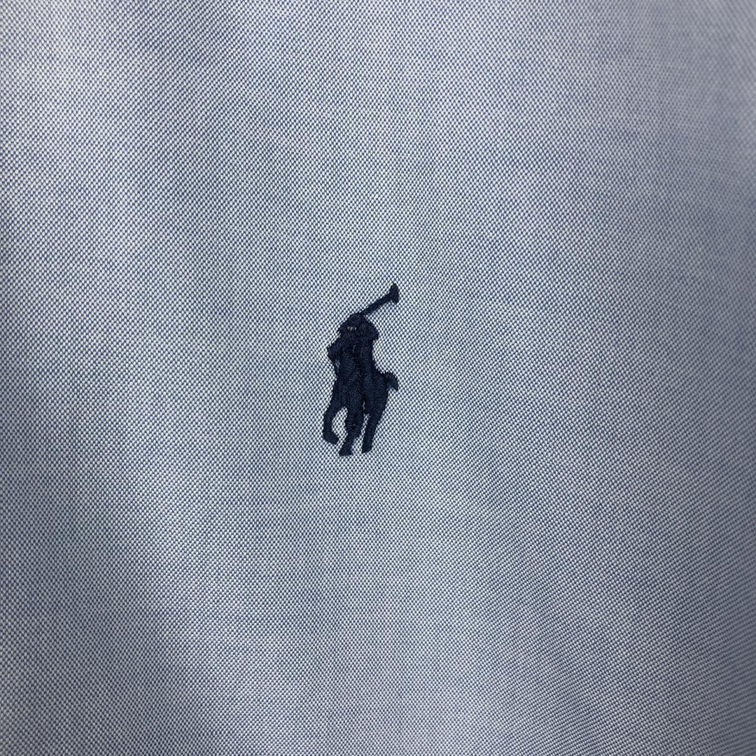 Ralph Lauren Classic Fit Long Sleeve Button Down Shirt Men's XL cotton blue type Vintage Second Hand