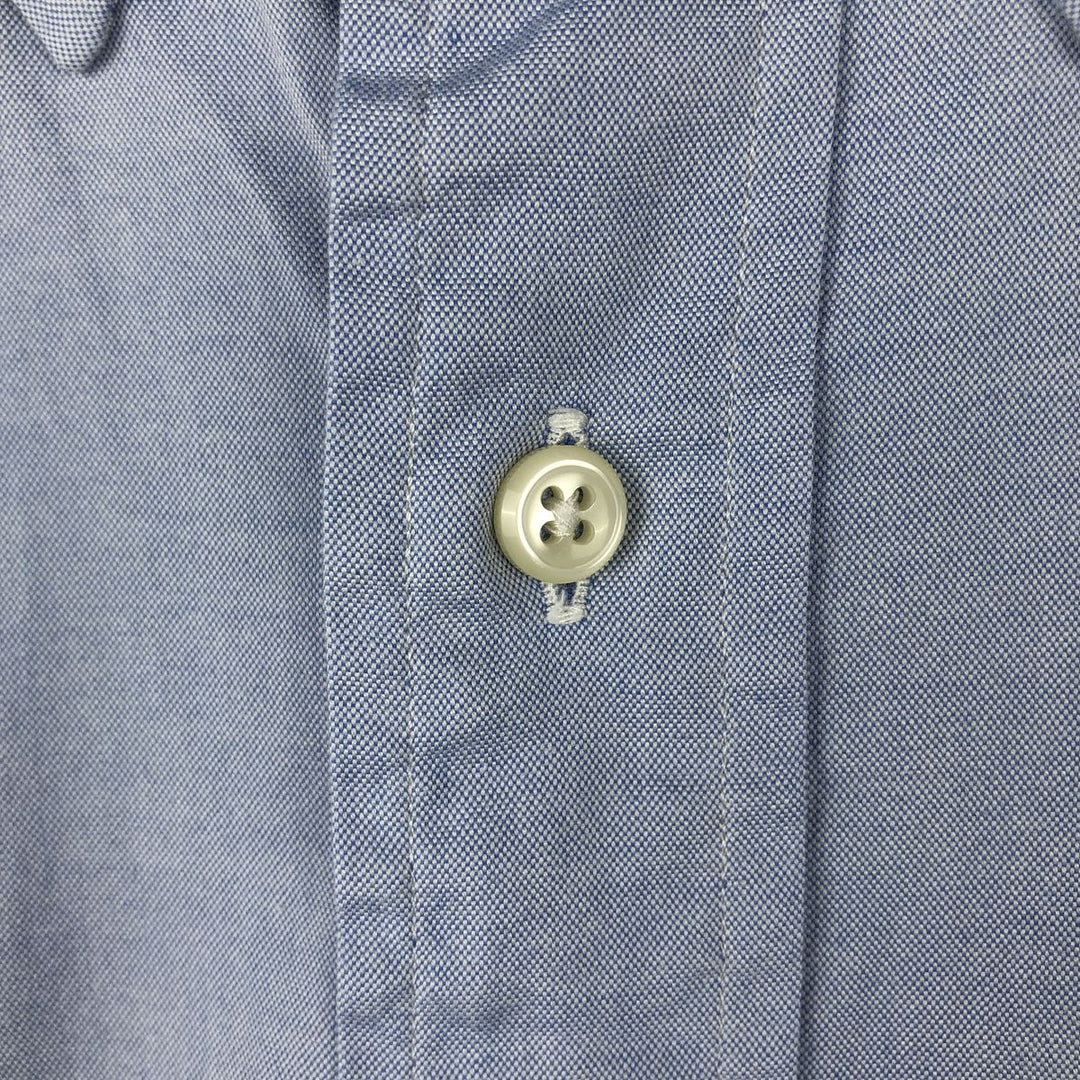 Ralph Lauren YARMOUTH long sleeve button down shirt, men's XL size cotton blue type Vintage Second Hand