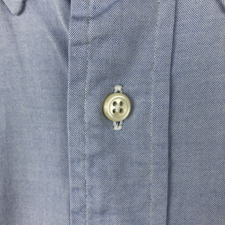 Ralph Lauren YARMOUTH long sleeve button down shirt, men's XL size cotton blue type Vintage Second Hand