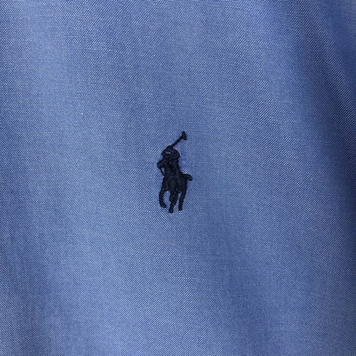 Ralph Lauren Classic Fit Long Sleeve Button Down Shirt Men's XL cotton blue type Vintage Second Hand