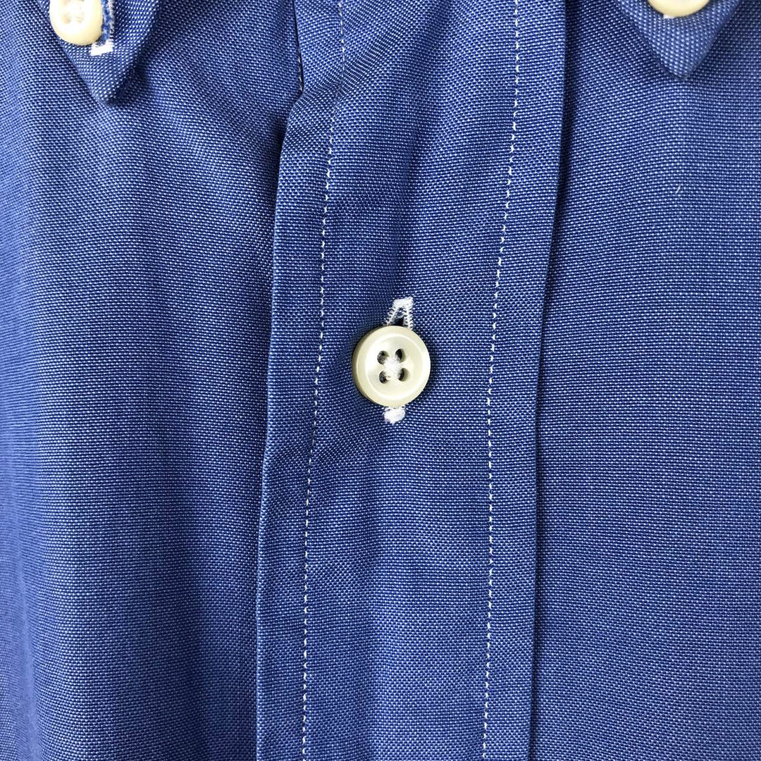 Ralph Lauren Classic Fit Long Sleeve Button Down Shirt Men's XL cotton blue type Vintage Second Hand