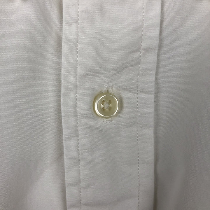 Ralph Lauren CUSTOM FIT long sleeve button down shirt, men's size L cotton white type Vintage Second Hand