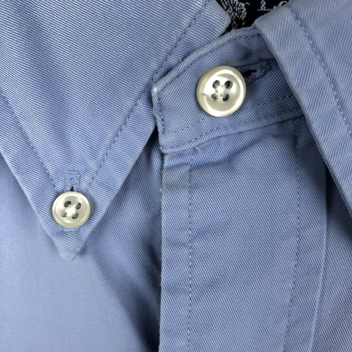 Ralph Lauren Classic Fit long sleeve button down shirt, men's size M cotton Blue type light blue Vintage Second Hand