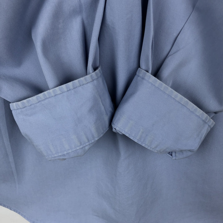 Ralph Lauren Classic Fit long sleeve button down shirt, men's size M cotton Blue type light blue Vintage Second Hand