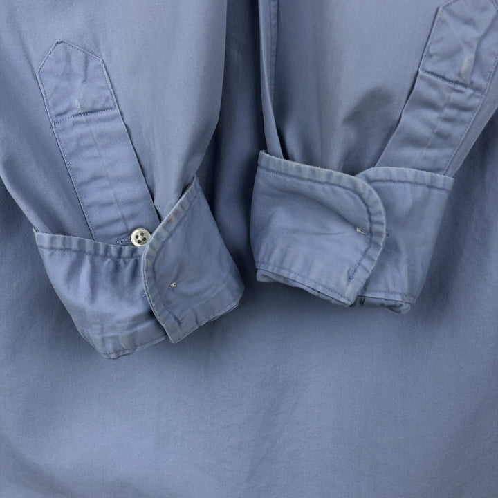Ralph Lauren Classic Fit long sleeve button down shirt, men's size M cotton Blue type light blue Vintage Second Hand