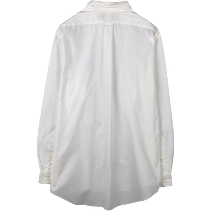 Ralph Lauren CUSTOM FIT long sleeve button down shirt, men's XL size cotton white type Vintage Second Hand
