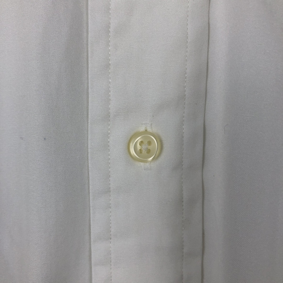 Ralph Lauren CUSTOM FIT long sleeve button down shirt, men's XL size cotton white type Vintage Second Hand