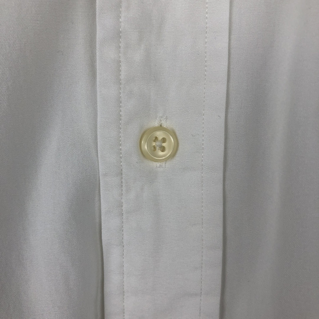 Ralph Lauren Classic Fit Long Sleeve Button Down Shirt, Men's Size L cotton white type Vintage Second Hand