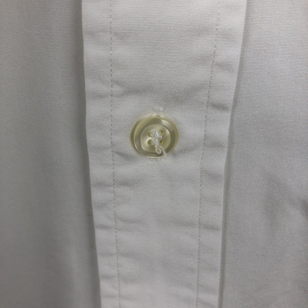 Ralph Lauren Classic Fit Long Sleeve Button Down Shirt, Men's Size L cotton white type Vintage Second Hand