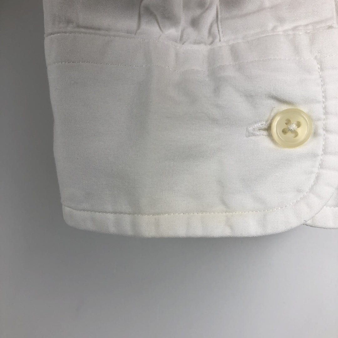 Ralph Lauren Classic Fit Long Sleeve Button Down Shirt, Men's Size L cotton white type Vintage Second Hand