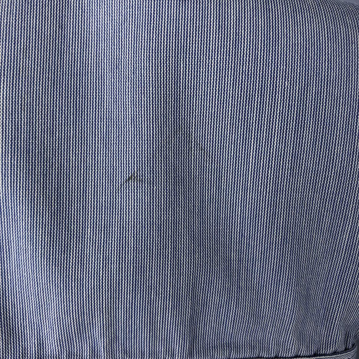 Ralph Lauren POLO by Ralph Lauren DOUGLAS TAB CUSTOM FIT Long-Sleeve Cotton Shirt, Men's Size L (approx.) cotton blue type Vintage Second Hand
