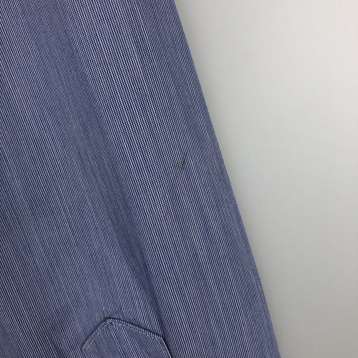 Ralph Lauren POLO by Ralph Lauren DOUGLAS TAB CUSTOM FIT Long-Sleeve Cotton Shirt, Men's Size L (approx.) cotton blue type Vintage Second Hand