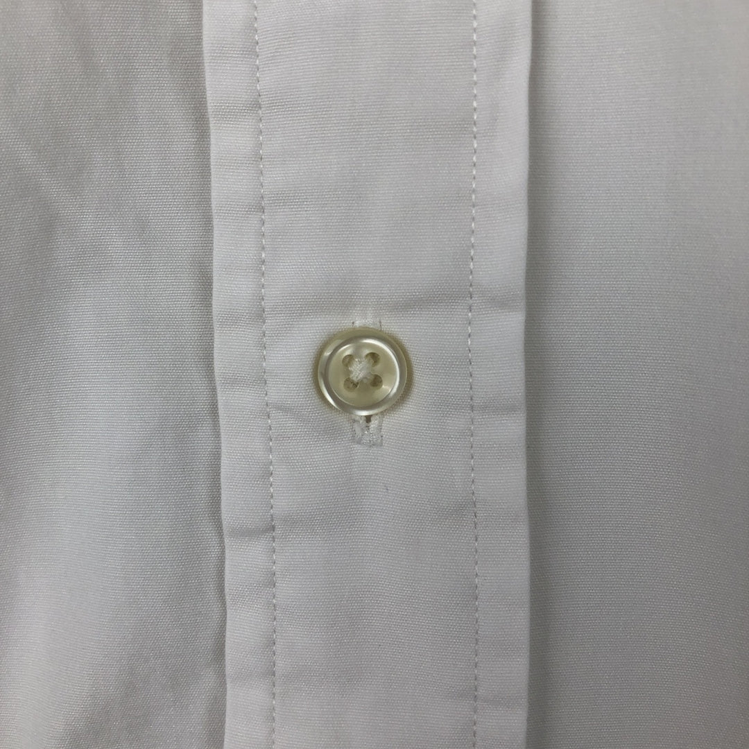 Ralph Lauren GOLF BLAKE Long-Sleeve Button-Down Shirt, Men's Size M (approx.) cotton white type Vintage Second Hand