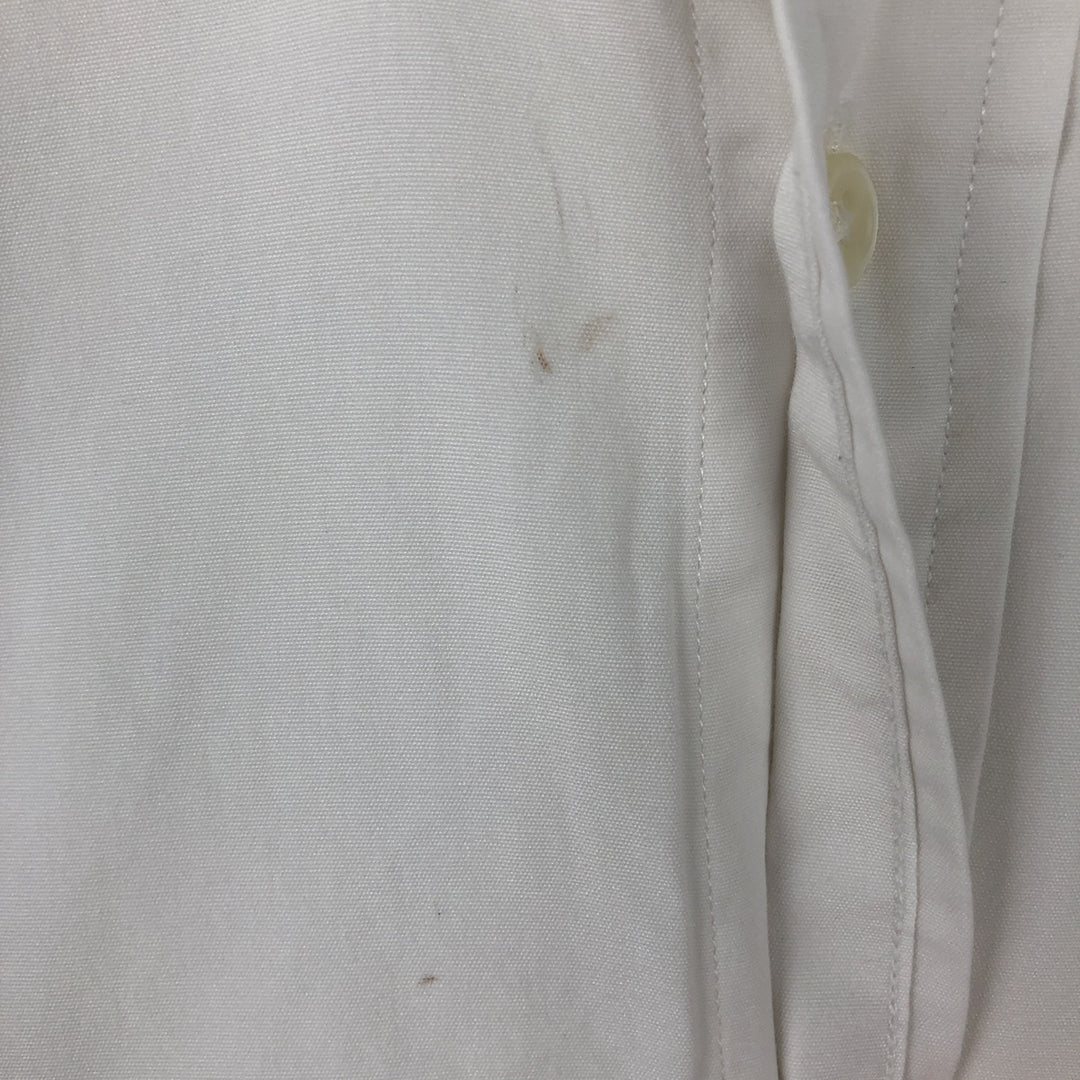 Ralph Lauren GOLF BLAKE Long-Sleeve Button-Down Shirt, Men's Size M (approx.) cotton white type Vintage Second Hand