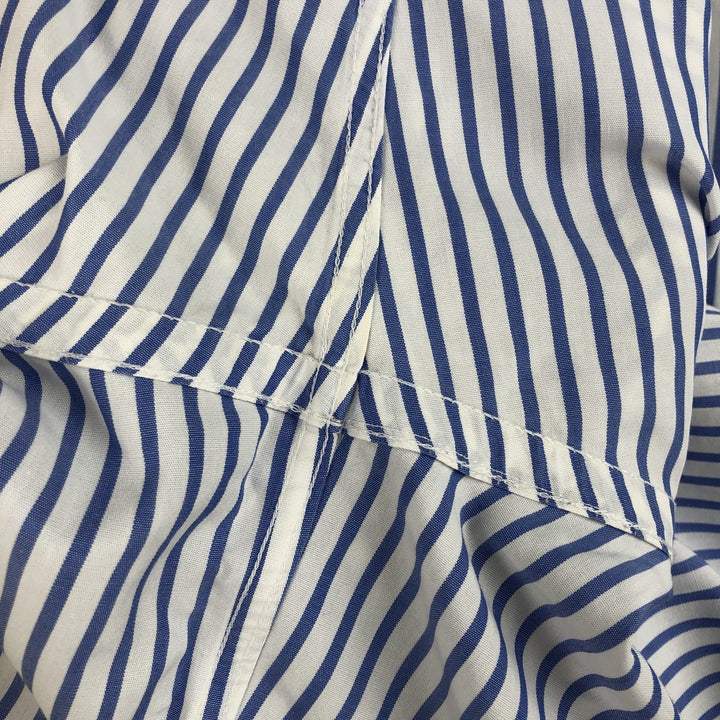 Brooks Brothers 346 Long Sleeve Striped Shirt Men's XL cotton navy blue type Vintage Second Hand
