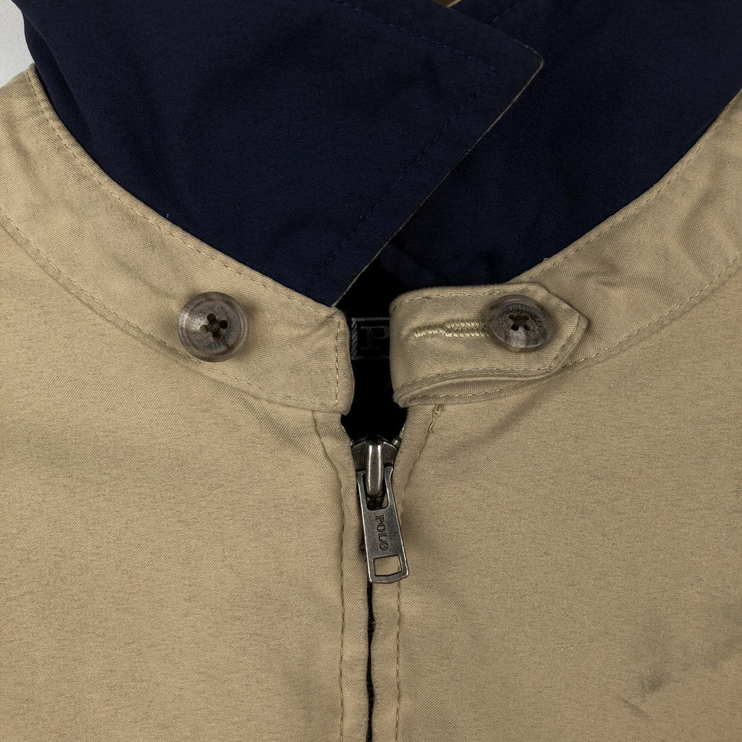 Ralph Lauren POLO by Ralph Lauren Swing Top Sports Jacket Men's L size polyester Beige type Vintage Second Hand