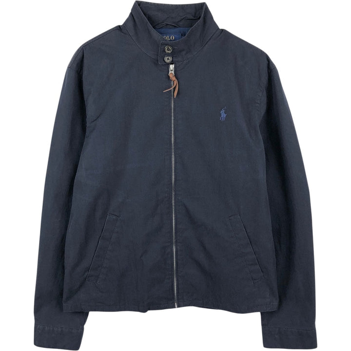 Ralph Lauren POLO RALPH LAUREN Harrington Jacket Swing Top Men's M cotton navy blue type Vintage Second Hand