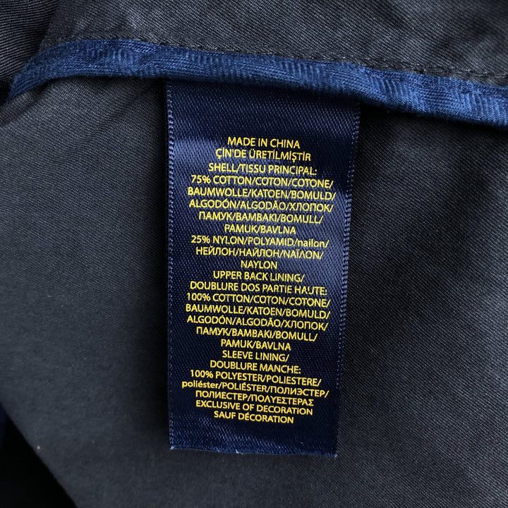 Ralph Lauren POLO RALPH LAUREN Harrington Jacket Swing Top Men's M cotton navy blue type Vintage Second Hand
