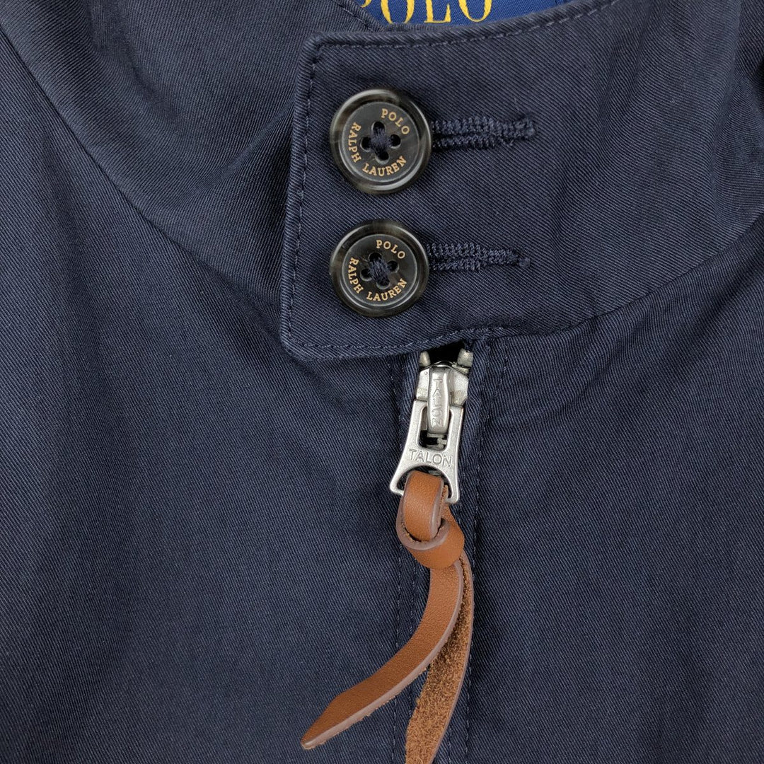 Ralph Lauren POLO RALPH LAUREN Harrington Jacket Swing Top Men's M cotton navy blue type Vintage Second Hand
