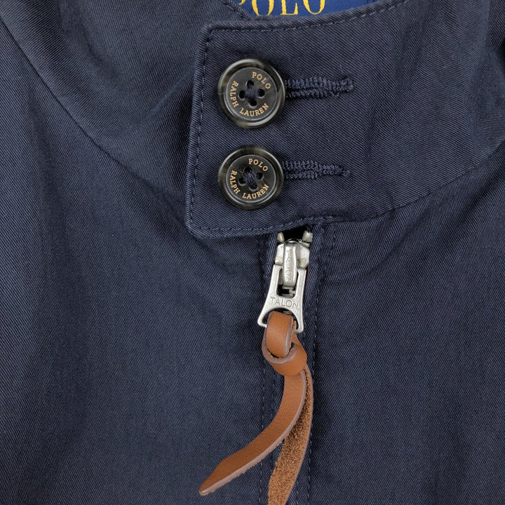 Ralph Lauren POLO RALPH LAUREN Harrington Jacket Swing Top Men's M cotton navy blue type Vintage Second Hand