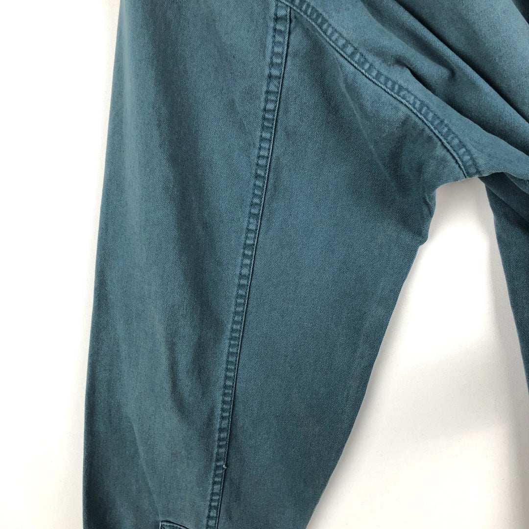 Levi's long sleeve denim shirt, men's size XL cotton dark green Vintage Second Hand
