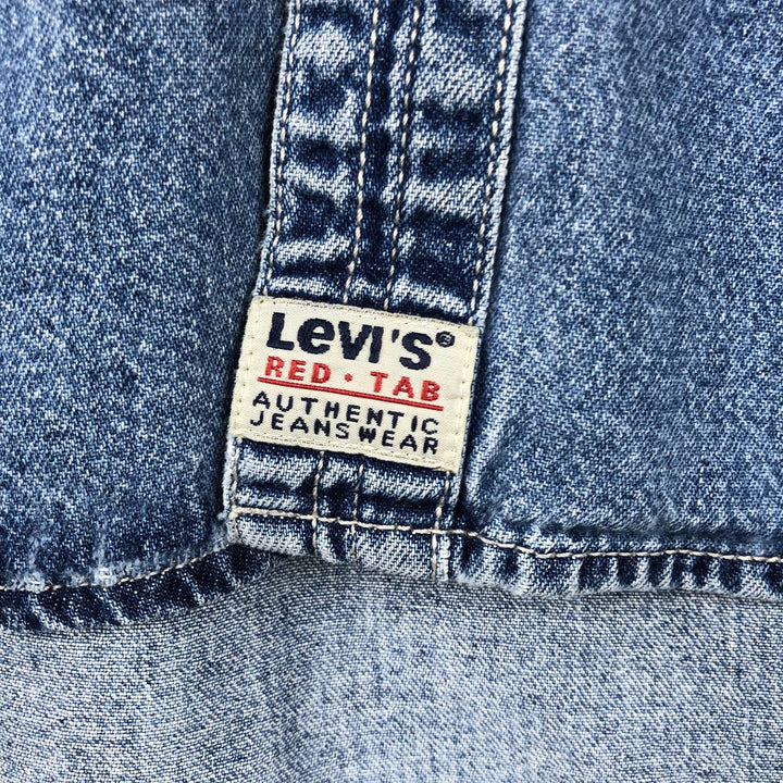 Levi's Red Tab Long Sleeve Denim Shirt, Men's Size L cotton blue type Vintage Second Hand