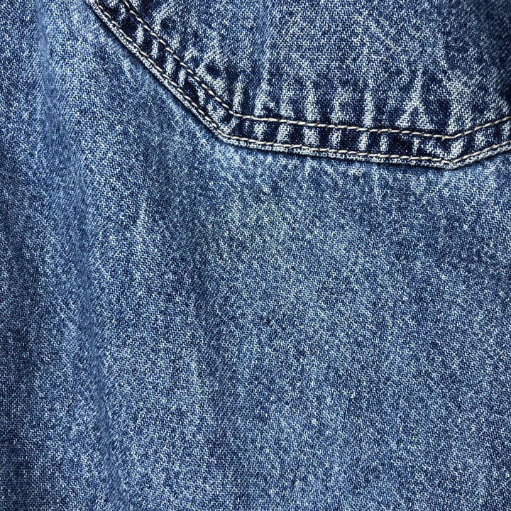 Levi's Red Tab Long Sleeve Denim Shirt, Men's Size L cotton blue type Vintage Second Hand