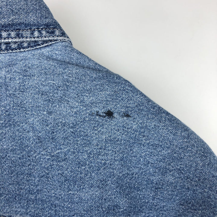 Levi's Red Tab Long Sleeve Denim Shirt, Men's Size L cotton blue type Vintage Second Hand