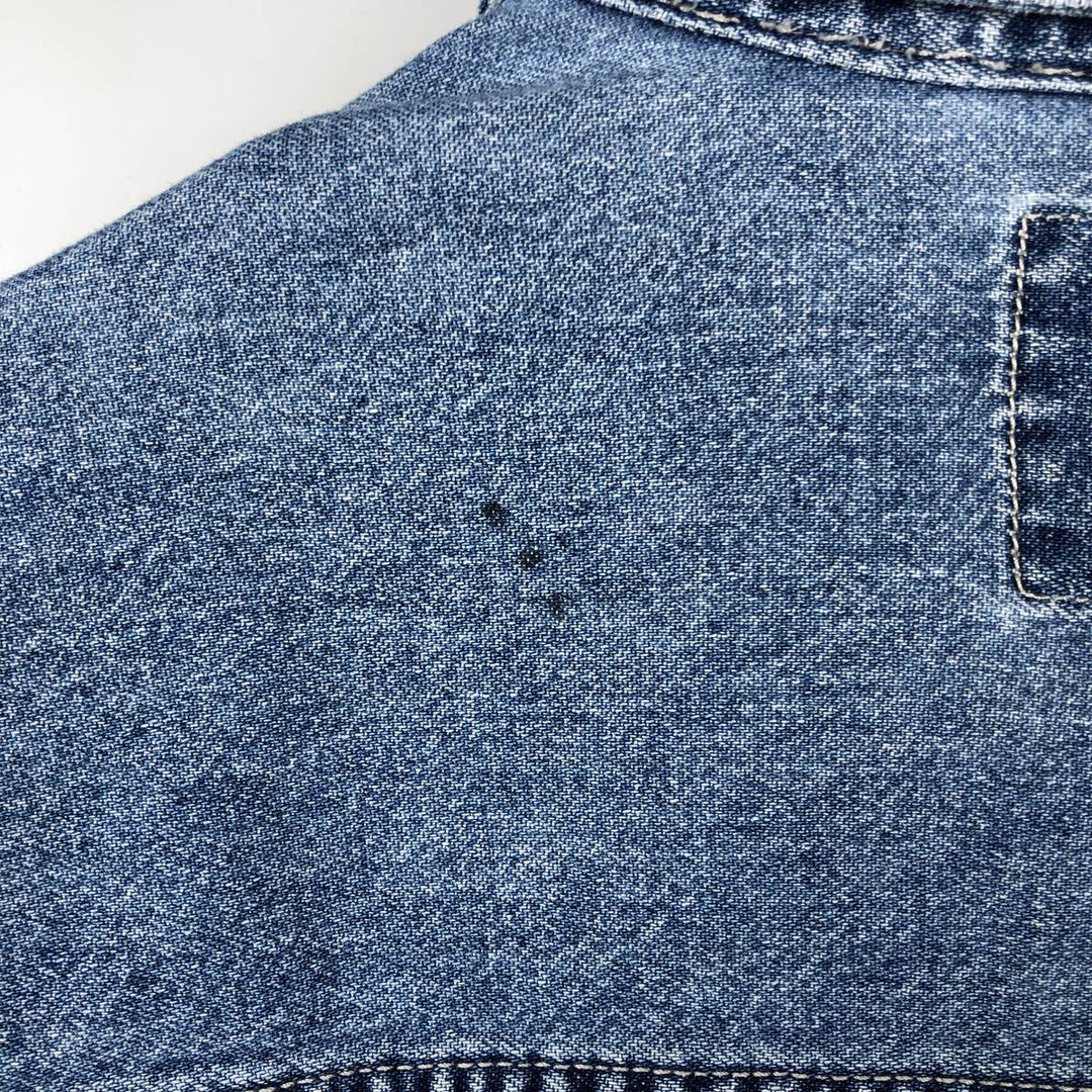 Levi's Red Tab Long Sleeve Denim Shirt, Men's Size L cotton blue type Vintage Second Hand