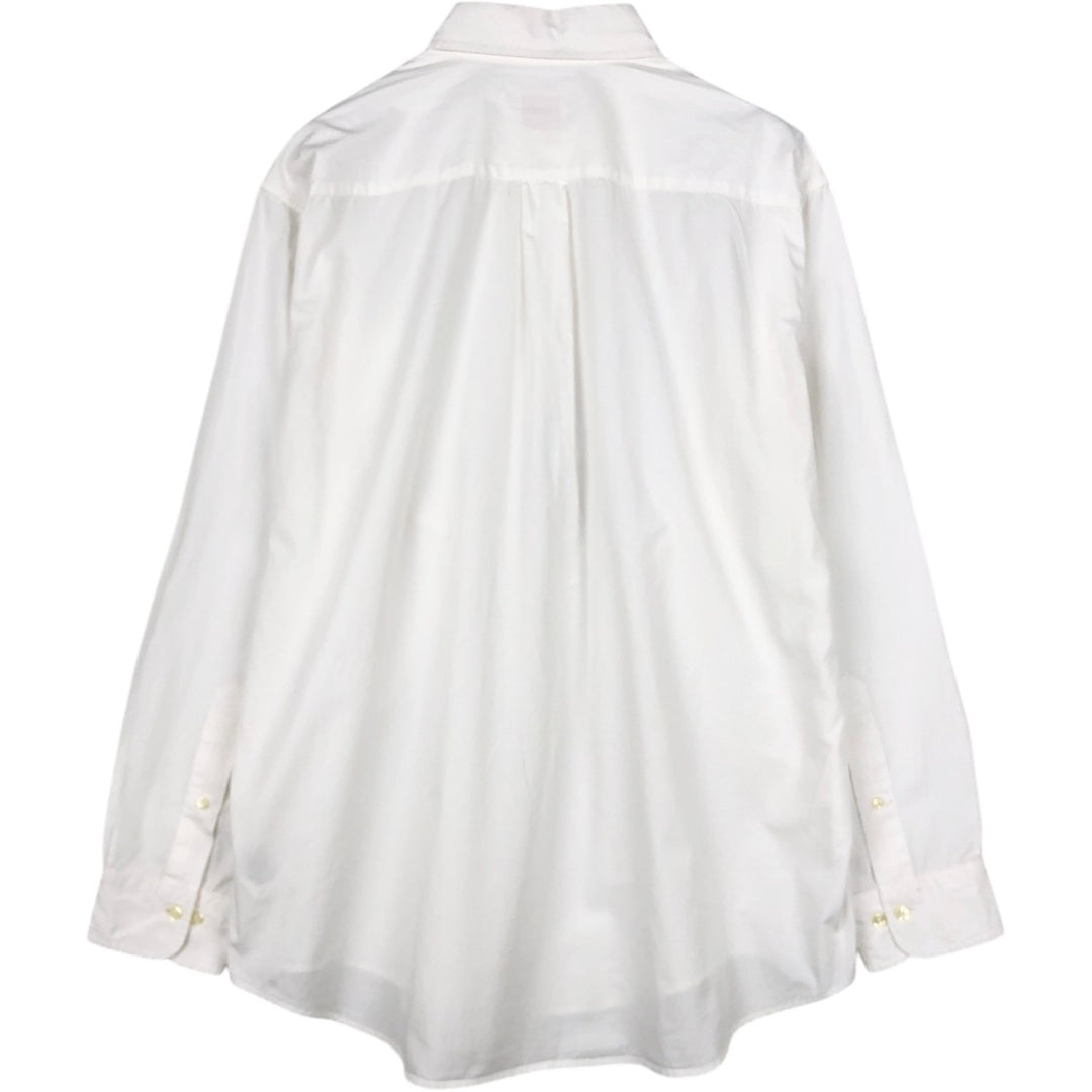 Brooks Brothers 346 long sleeve button-down shirt, men's size L cotton white type Vintage Second Hand