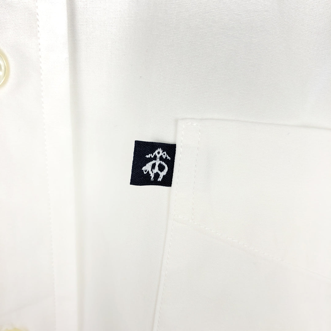 Brooks Brothers 346 long sleeve button-down shirt, men's size L cotton white type Vintage Second Hand