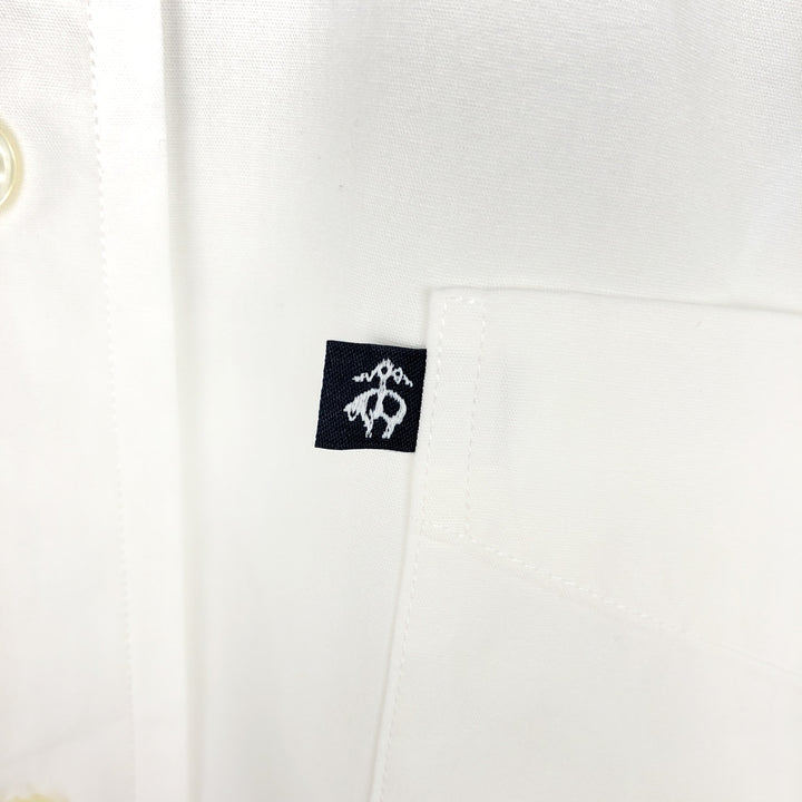 Brooks Brothers 346 long sleeve button-down shirt, men's size L cotton white type Vintage Second Hand