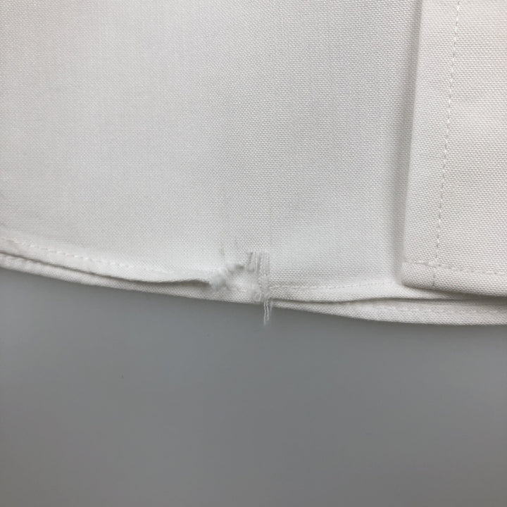 Brooks Brothers 1818 REGENT Long-Sleeve Cotton Shirt, Men's Size XL (approx.) cotton white type Vintage Second Hand