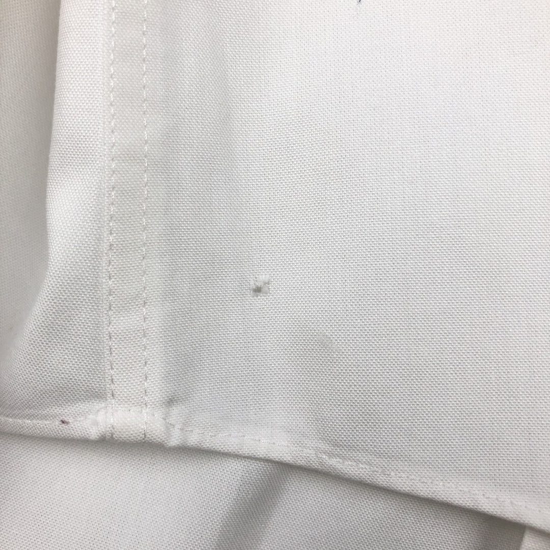 Brooks Brothers 1818 REGENT Long-Sleeve Cotton Shirt, Men's Size XL (approx.) cotton white type Vintage Second Hand